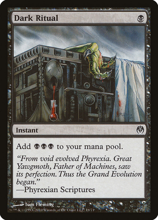 Dark Ritual [Duel Decks: Phyrexia vs. the Coalition] (Display Case)