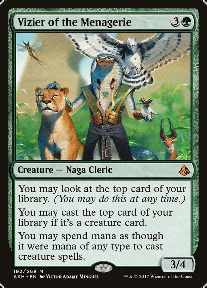 Vizier of the Menagerie [Amonkhet] (Display Case)