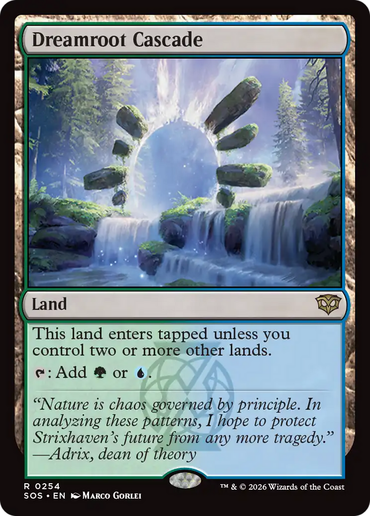 Dreamroot Cascade [Secrets of Strixhaven] (Display Case)