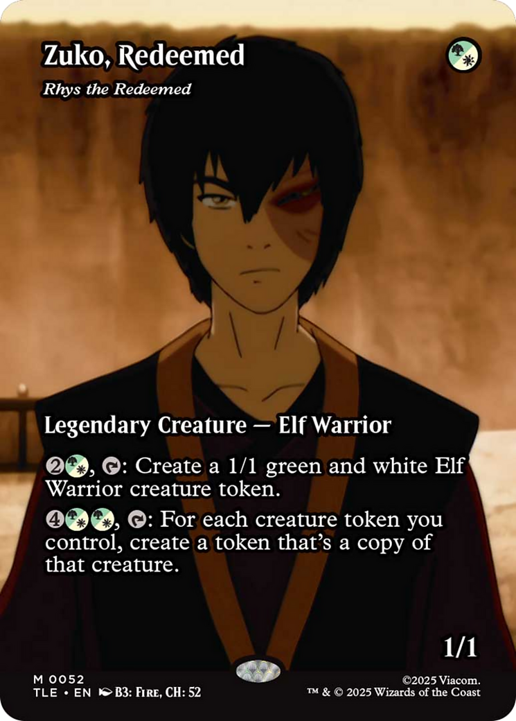 Zuko, Redeemed - Rhys the Redeemed (Borderless) [Avatar: The Last Airbender: Eternal-Legal] (Display Case)