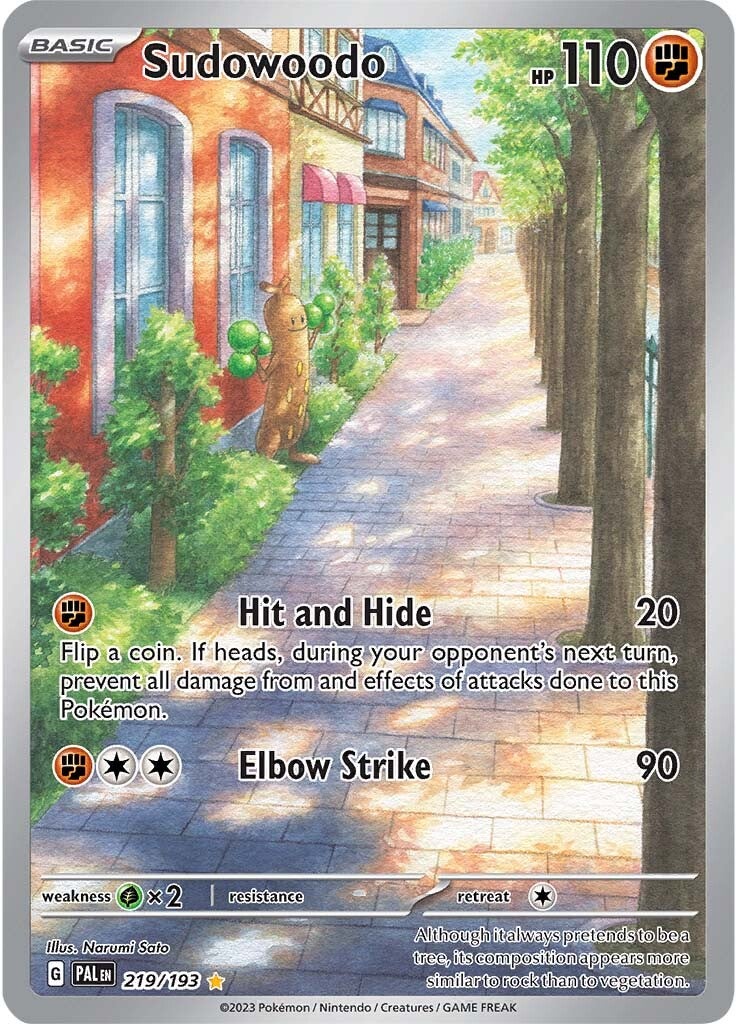 Sudowoodo (219/193) [Scarlet & Violet: Paldea Evolved] (Display Case)