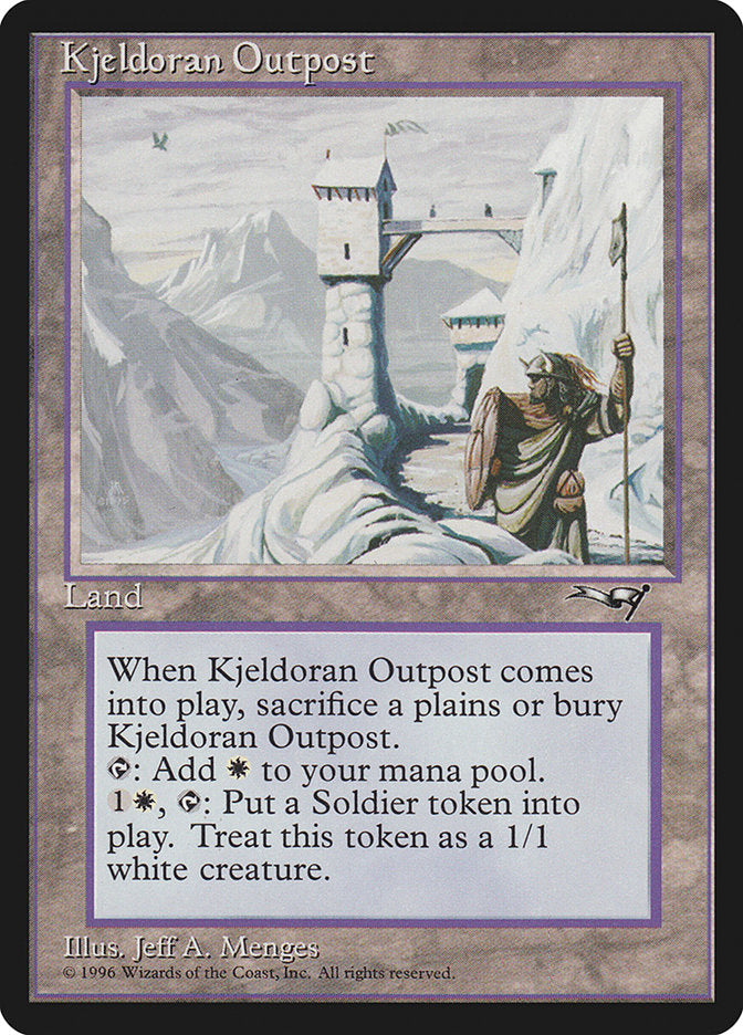 Kjeldoran Outpost [Alliances] (Display Case)