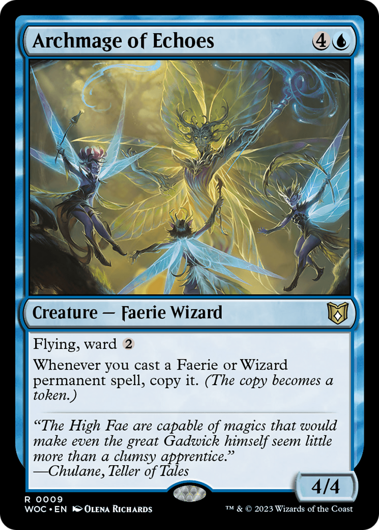 Archmage of Echoes [Wilds of Eldraine Commander] (Display Case)
