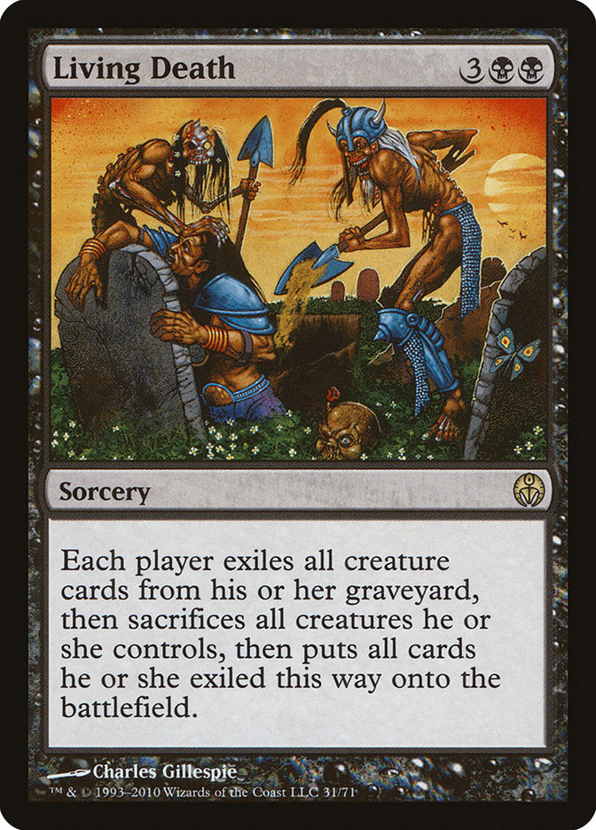 Living Death [Duel Decks: Phyrexia vs. the Coalition] (Display Case)