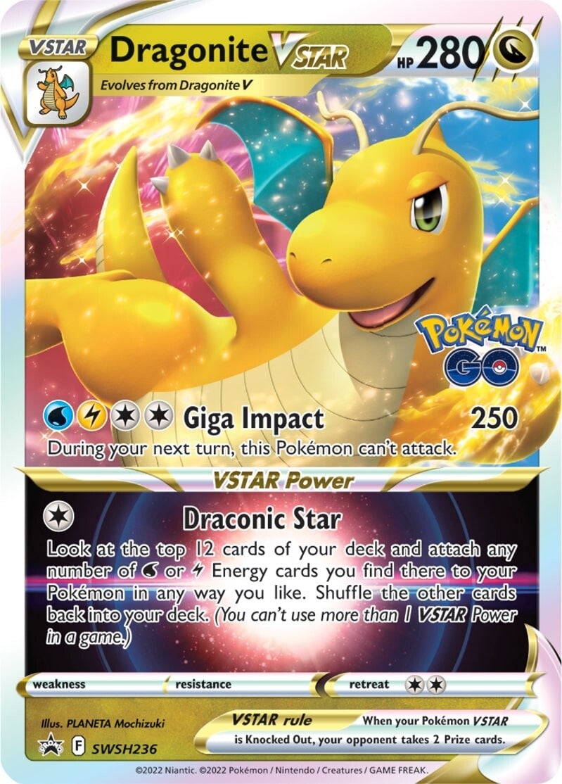 Dragonite VSTAR (SWSH236) [Sword & Shield: Black Star Promos] (Display Case)