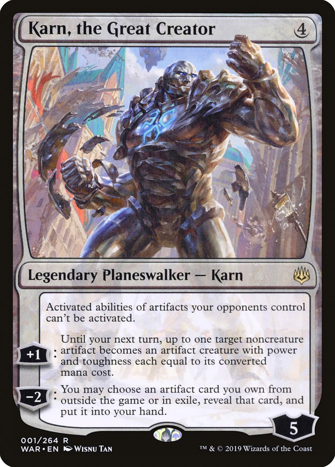 Karn, the Great Creator [War of the Spark] (Display Case)
