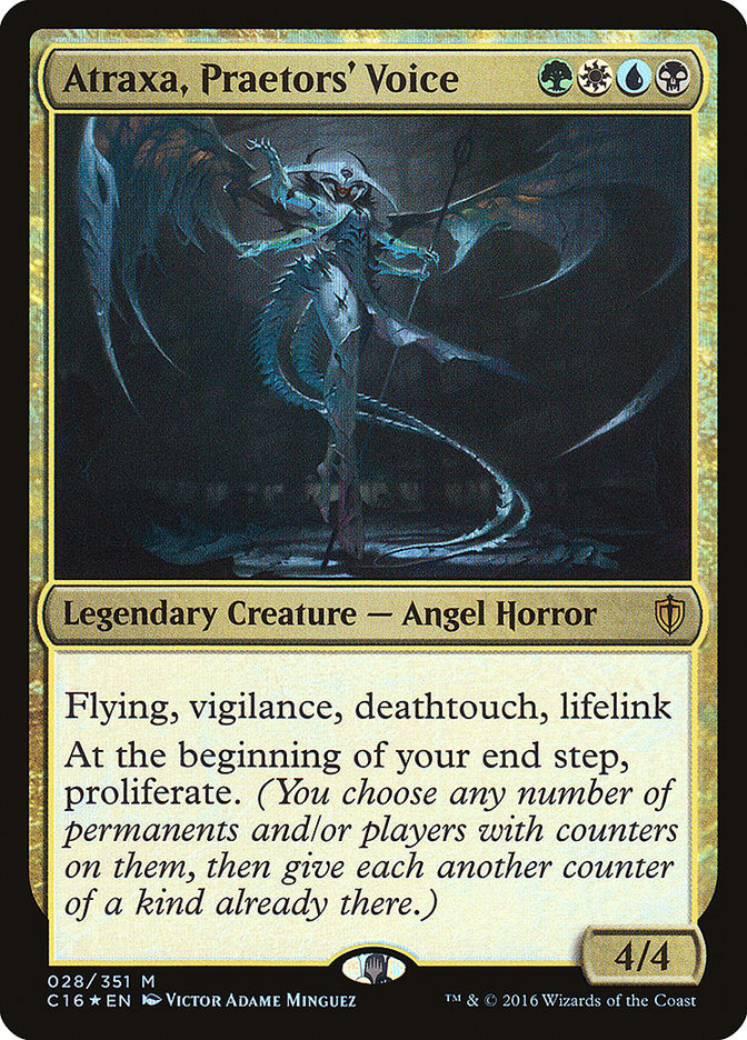 Atraxa, Praetors' Voice [Commander 2016] (Display Case)