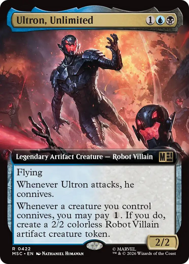Ultron, Unlimited (Extended Art) [Marvel Super Heroes Commander] (Display Case)