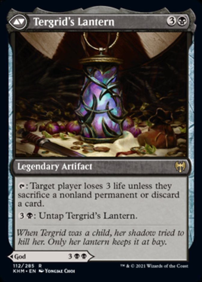 Tergrid, God of Fright // Tergrid's Lantern [Kaldheim] (Display Case)