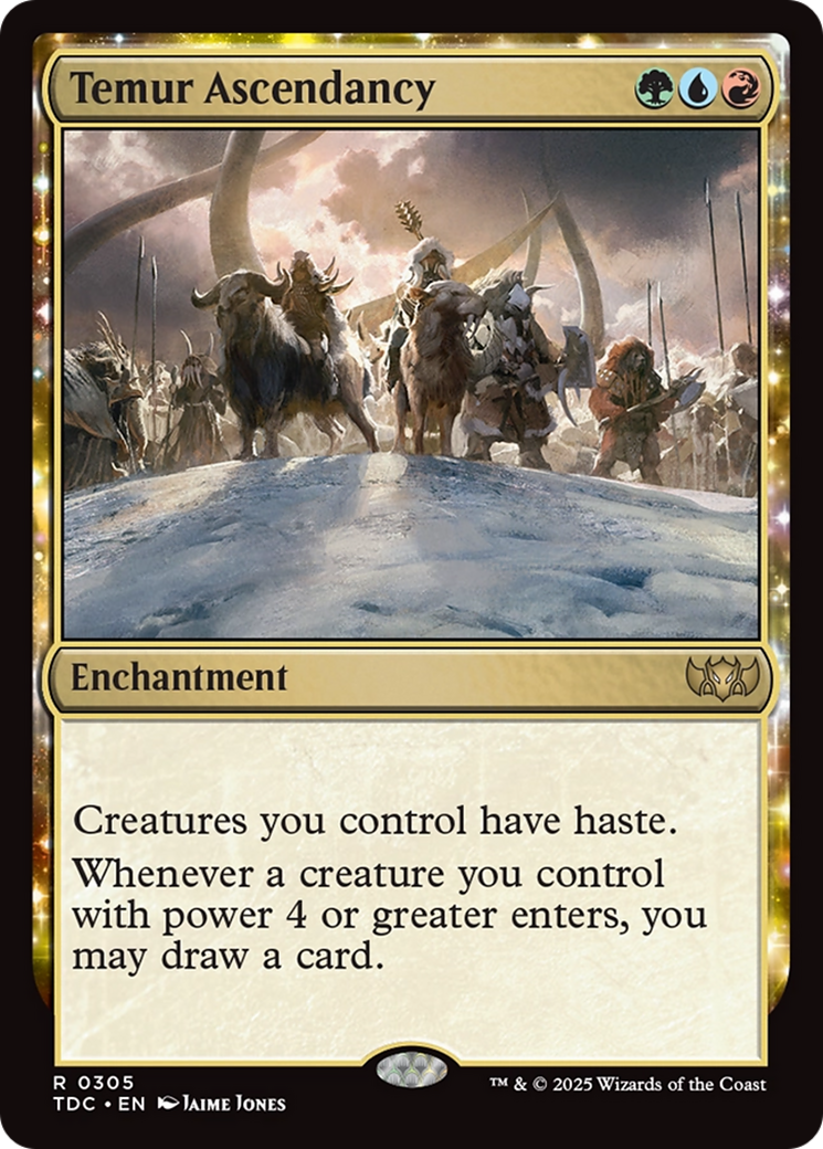 Temur Ascendancy [Tarkir: Dragonstorm Commander]