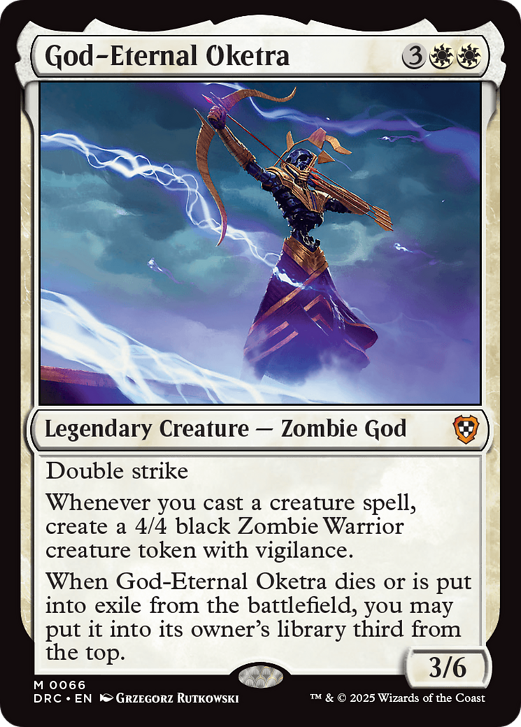 God-Eternal Oketra [Aetherdrift Commander] (Display Case)