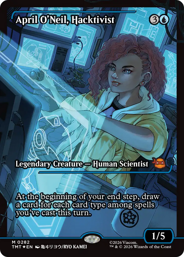 April O'Neil, Hacktivist (0282) (Showcase) [Teenage Mutant Ninja Turtles] (Display Case)