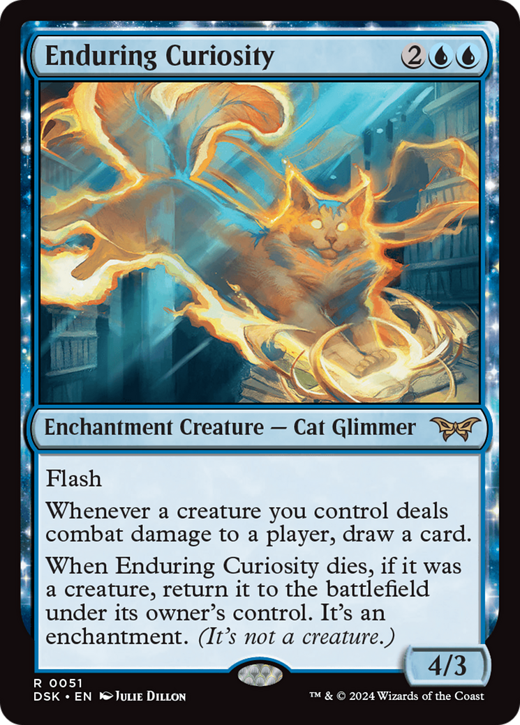 Enduring Curiosity [Duskmourn: House of Horror] (Display Case)