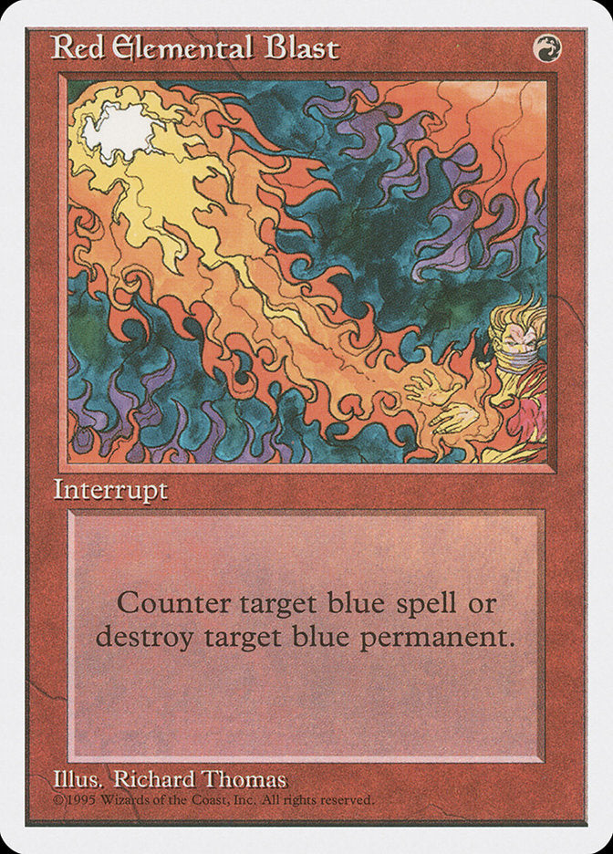 Red Elemental Blast [Fourth Edition] (Display Case)