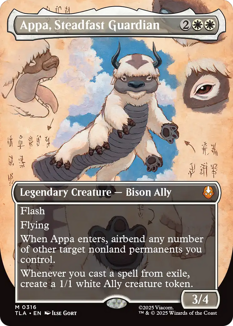 Appa, Steadfast Guardian (Borderless) [Avatar: The Last Airbender] (Display Case)