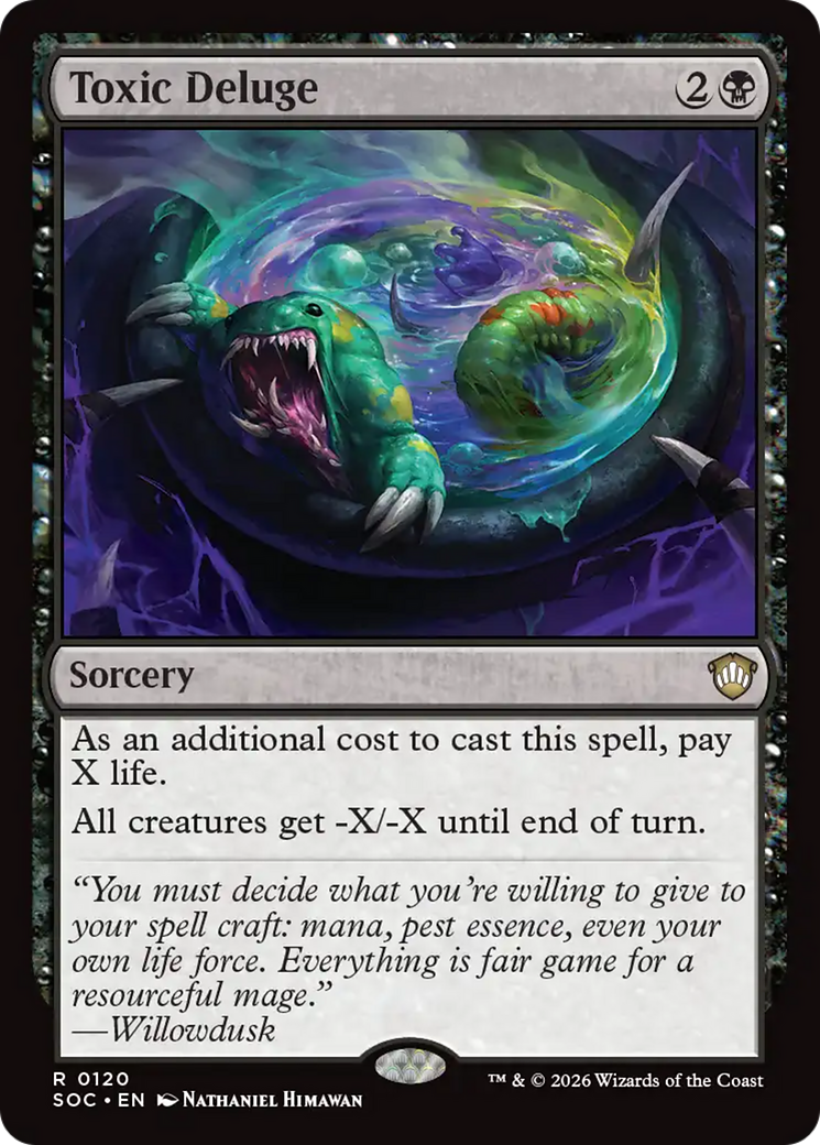 Toxic Deluge [Secrets of Strixhaven Commander] (Display Case)