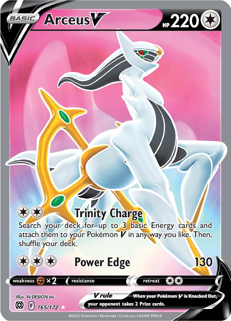 Arceus V (165/172) [Sword & Shield: Brilliant Stars] (Display Case)