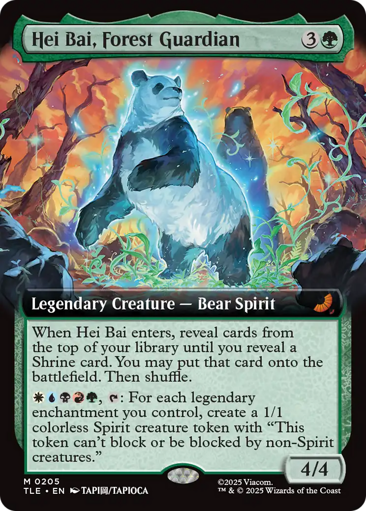 Hei Bai, Forest Guardian (Extended Art) [Avatar: The Last Airbender: Eternal-Legal] (Display Case)