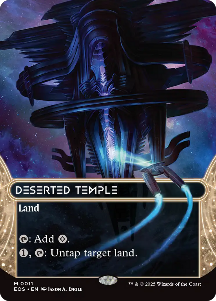 Deserted Temple (0011) (Borderless) [Edge of Eternities: Stellar Sights] (Display Case)