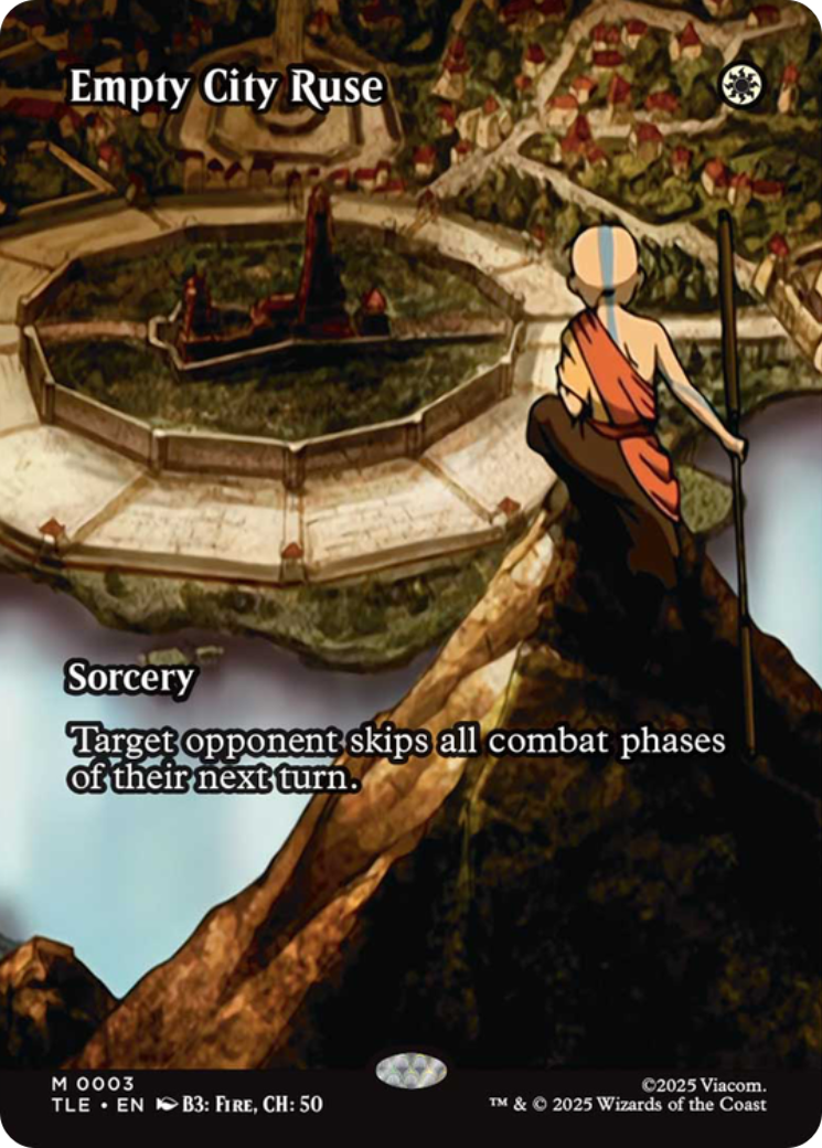 Empty City Ruse (Borderless) [Avatar: The Last Airbender: Eternal-Legal] (Display Case)