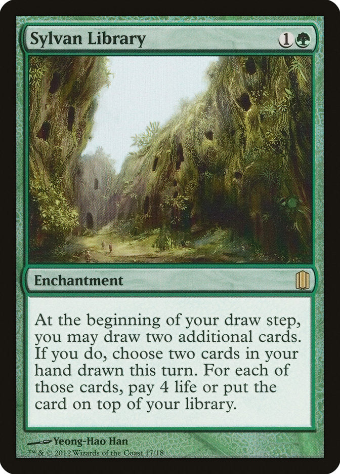 Sylvan Library [Commander's Arsenal] (Display Case)